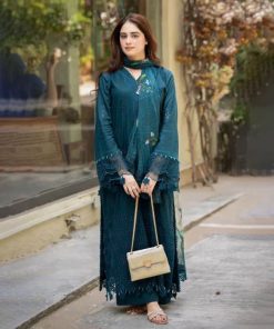 Florent IA-85 luxury lawn chikankari embroidered ladies suit