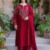 Batik IA-87 luxury lawn embroidered ladies suit with cotton net dupatta