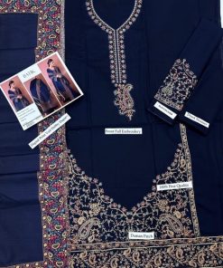Batik IA-92 Lawn 3 Piece Suit is a stylish ladies unstitched lawn suit, designed for women who love heavy embroidery paired with a modern digital printed dupatta. This outfit offers comfort, elegance, and a premium look, making it perfect for summer wear and semi-formal occasions.