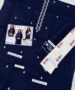 The Maria.B MB-77 2 Piece Embroidered Lawn Suit is a stunning addition to the highly anticipated Eid Collection 2026. Designed for women who appreciate refined style and premium quality, this outfit perfectly blends traditional embroidery with a modern festive touch. It is an ideal choice for Eid day, family gatherings, and summer celebrations.