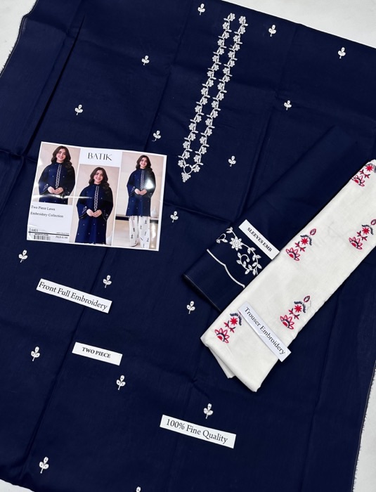 The Maria.B MB-77 2 Piece Embroidered Lawn Suit is a stunning addition to the highly anticipated Eid Collection 2026. Designed for women who appreciate refined style and premium quality, this outfit perfectly blends traditional embroidery with a modern festive touch. It is an ideal choice for Eid day, family gatherings, and summer celebrations.