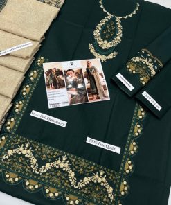 IZEL IA-96 Lawn 3 Piece Suit is a beautifully designed ladies unstitched lawn suit, perfect for women who love heavy embroidery combined with a modern digital printed dupatta. This outfit offers comfort, elegance, and a refined designer look, making it ideal for summer and semi-formal occasions.