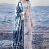 Adan Libas AL-643 Chikankari Cotton Lawn Suit with Silk Dupatta