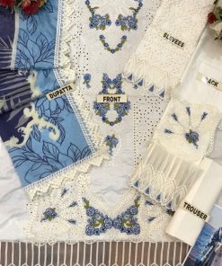 The Adan Libas AL-643 Chikankari 3 Piece Suit is a graceful fusion of traditional embroidery, breathable cotton lawn fabric, and a luxurious digital silk dupatta. Designed for women who love timeless eastern elegance with modern refinement, this outfit is perfect for summer wear, Eid gatherings, festive occasions, and semi-formal events.