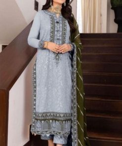 Asim Jofa IA-102 luxury lawn heavy embroidered ladies suit