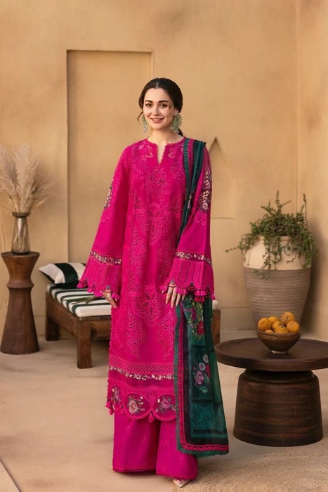 Maria.B IA-105 luxury fully embroidered chikankari ladies suit