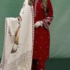 Aisling IA-114 heavy embroidered lawn 3 piece suit with digital dupatta