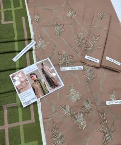 The Zara Shahjahan IA-110 Lawn Heavy Embroidered 3 Piece Suit is a beautiful blend of luxury lawn fabric, elegant embroidery, and premium summer comfort. Designed for women who love graceful eastern wear, this outfit perfectly reflects the signature Zara Shahjahan style of sophistication and elegance. The suit features a heavily embroidered lawn shirt paired with a stunning digital print voil dobby dupatta and a comfortable dyed lawn trouser.