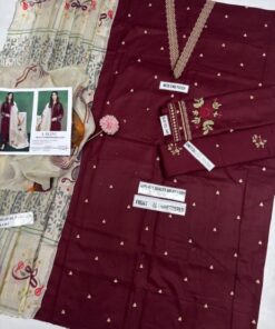 The Aisling IA-114 Lawn Full Heavy Embroidered 3 Piece Suit is designed for women who want a perfect combination of elegance, comfort, and modern fashion. This outfit features rich heavy embroidery, breathable lawn fabric, and a vibrant Monar digital print dupatta, making it an excellent choice for the summer season.