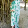 Aneelas AN-700 Premium Lawn Suit with Embroidered Neck and Dupatta