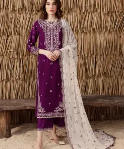 Batik IA-132 Airjet Lawn Embroidered Suit with Bamber Dupatta
