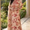 Aneelas AN-720 Lawn Chiffon Printed 3 Piece Suit with Sequence Work