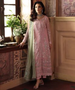 Gulaal GL-733 chiffon suit with heavy sequence and adda work
