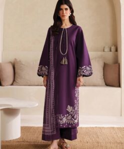 Garnet IA-123 Lawn Embroidered Suit with Digital Voil Dobby Dupatta