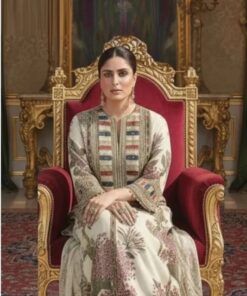 Sabyasachi SY-788 premium lawn suit with chiffon dupatta