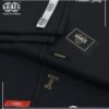 Grace Summer Black Wash & Wear Men Unstitched Suit Fabric