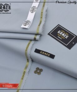 Grace Summer Cloudy Color Wash & Wear Men’s Unstitched Suit