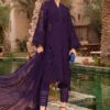 Maria.B MB-652 Cotton Suit 3D Embroidery Laser Cutwork Organza Dupatta