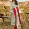 Crimson CM-676 Chikankari Embroidered Cotton Suit with Khaddi Net Dupatta