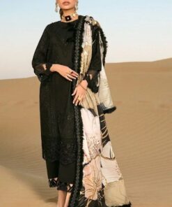 Rang Rasiya RR-669 chikankari embroidered cotton suit with silk dupatta