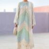 Maria B MB-655 Swiss lawn schifflie embroidered 3 piece suit with silk dupatta