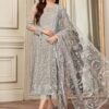 Zarif ZF-693 Luxury Net Suit with Heavy Spangle Embroidery and Silk Inner