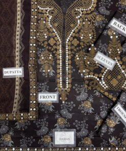 The Mohagni MG-692 Luxury Lawn Collection 2026 is a perfect blend of high-end digital prints and rich sequence embroidery. Designed with 90/70 premium lawn fabric, this 3-piece suit offers a luxurious feel with a modern stylish look.