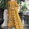 Maria.B MB-671 embroidered lawn chikankari suit with net dupatta and cambric trouser