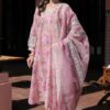 Baroque BR-690 Swiss Lawn Suit with Cotton Net Dupatta