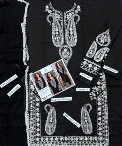 The Mirana IA-117 Lawn 3 Piece Suit is a perfect blend of elegance, comfort, and premium craftsmanship. Designed for the modern woman who values both style and ease, this suit is made with high-quality Airjet Lawn fabric (9070) that ensures breathability during hot summer days. The luxurious embroidery and fine detailing make it an excellent choice for casual wear, festive gatherings, and semi-formal occasions.