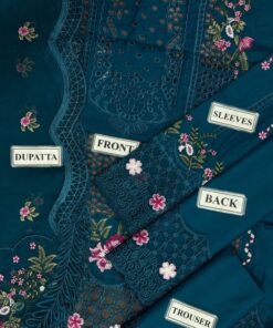 The Qalamkar QR-675 Heavy Chikankari Embroidered Lawn 3 Piece Suit is a perfect blend of tradition and modern elegance. Designed for women who appreciate fine craftsmanship, this outfit combines premium lawn cotton fabric with detailed Chikankari embroidery.