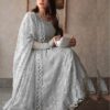 Asim Jofa AJ-708 Chiffon Suit with Heavy Sequence Embroidery and Malai Trouser
