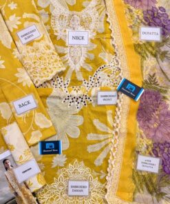 The shirt, sleeves, and back are made from printed lawn fabric, which is soft, breathable, and perfect for hot weather.