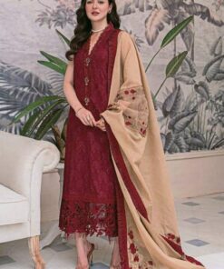 Zarqash ZQ-678 Chikankari Cotton Suit with Cotton Net Dupatta