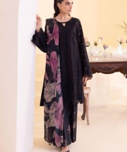 Iznik IZ-736 chikankari lawn suit with silk dupatta