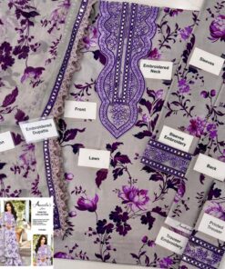 The Aneelas AN-721 Lawn & Chiffon 3 Piece Suit is a perfect combination of modern prints and delicate embroidery, designed for women who prefer lightweight, stylish, and comfortable outfits. This suit brings together vibrant lawn prints and elegant chiffon dupatta, making it ideal for everyday wear as well as semi-formal occasions.