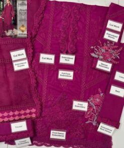 Introducing the Maria B MB-740 Heavy Cotton Chikankari 3 Piece Suit, a perfect blend of traditional chikankari craftsmanship and modern elegance. This beautifully designed outfit is ideal for women who want a graceful, sophisticated, and premium look for summer and semi-formal occasions.