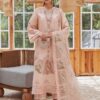 Crimson CM-711 Heavy Embroidered Lawn 3 Piece Suit With Organza Dupatta