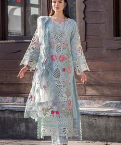 Adan Libas AL-731 chikankari lawn suit with net dupatta