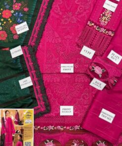 The Saira Rizwan SR-722 Lawn Cotton 3 Piece Suit is a masterpiece crafted for women who love luxury fashion with intricate chikankari embroidery. This outfit blends traditional craftsmanship with modern elegance, making it perfect for festive and semi-formal occasions.