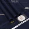 Pasha Navy Blue Soft Cotton Unstitched Suit for Men premium summer fabric
