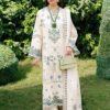 Mahnur MN-713 heavy embroidered cotton chikankari 3 piece suit with chiffon dupatta