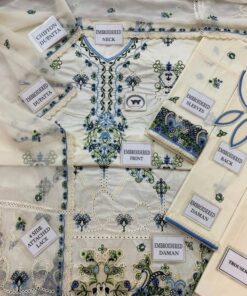 If you are looking for a stylish and comfortable summer outfit, the Mahnur MN-713 Cotton & Chiffon Heavy Embroidered 3 Piece Suit is a perfect choice. This suit is specially designed for women who love traditional chikankari design with a modern touch of elegance. It offers a luxury look without compromising on comfort.