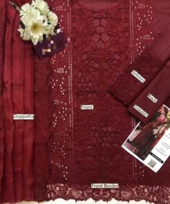 Step into sophistication with the Bin Ilyas BI-730 Luxury Lawn Embroidered 3 Piece Suit, a perfect combination of traditional chikankari craftsmanship and modern luxury design. This stunning outfit is designed for women who want to look graceful while staying comfortable during the summer season.