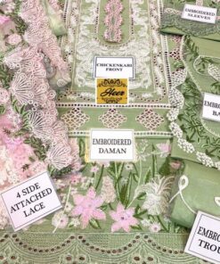 Step into summer with elegance wearing the Crimson CM-745 Heer Design #69 Chikankari Lawn 3 Piece Suit, a stunning outfit designed to reflect spring colors, intricate embroidery, and festive charm. This beautiful ensemble combines traditional chikankari craftsmanship with modern jacquard styling, making it a perfect choice for both casual and festive occasions.