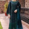 Farasha FS-734 printed lawn suit with chikankari embroidery and chiffon dupatta