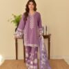 Zara Shahjahan IA-122 Heavy Embroidered Lawn Suit with Printed Voil Dupatta