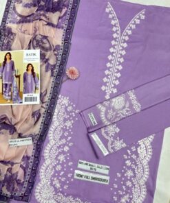 The Zara Shahjahan IA-122 Lawn 3 Piece Suit is a perfect blend of luxury embroidery, premium fabric, and elegant design. Crafted for women who love sophistication and comfort, this outfit delivers a complete designer look suitable for both casual and semi-formal occasions.