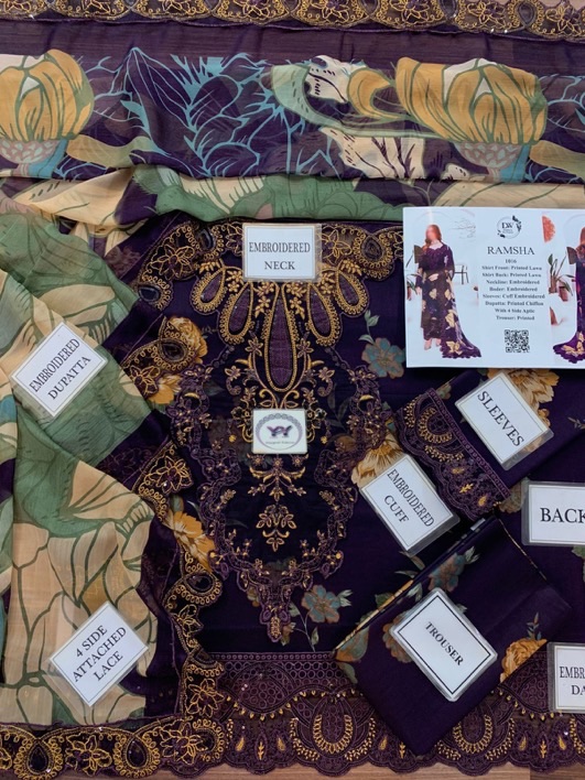 Introducing the Ramsha Premium Lawn 3 Piece Suit, a perfect blend of simple elegance and modern embroidery styling. Designed for women who prefer lightweight yet stylish outfits, this suit is ideal for everyday summer wear and casual gatherings.