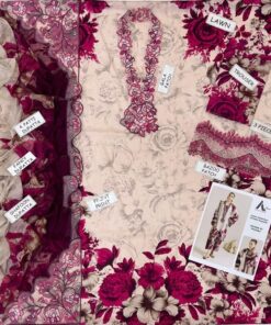 The Adan Ilbas IA-127 Lawn 3 Piece Suit is a stylish blend of vibrant digital prints, fine embroidery patches, and a beautifully designed chiffon dupatta. Crafted for women who love modern fashion with comfort, this outfit offers a complete summer-ready look with a touch of elegance.